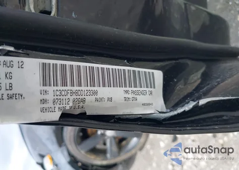 2013 Dodge Dart Limited from USA, damaged, VIN 1C3CDFCH9DD328168